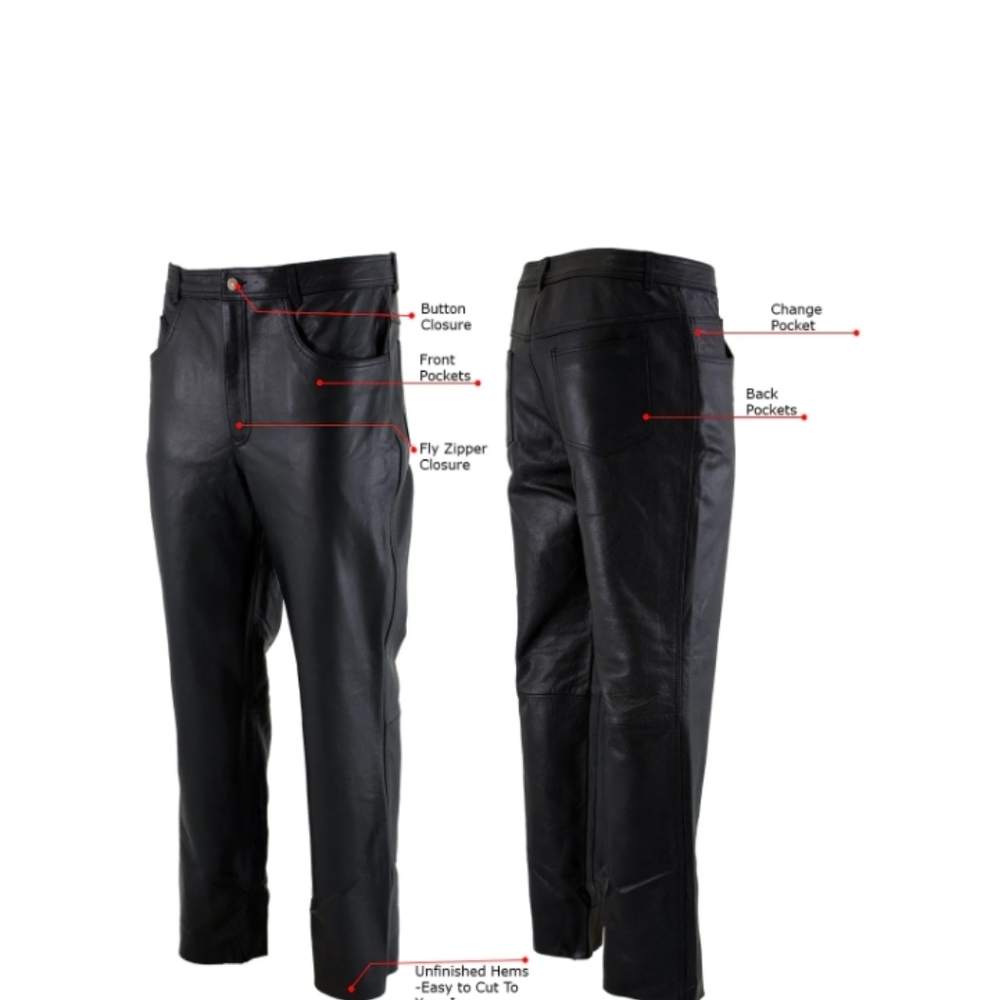 Real leather pants nwot